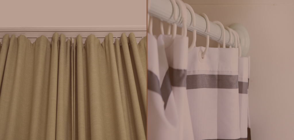 Curtain Rails vs Curtain Rods