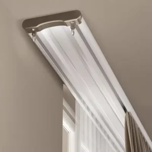 Dual-Track Curtain Rails 2 Meter Aluminum