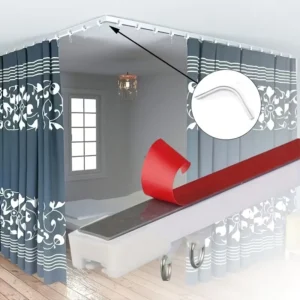 Nano Silent Curtain Rails U/L Shape