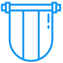 U-Shaped Shower Curtain Rail